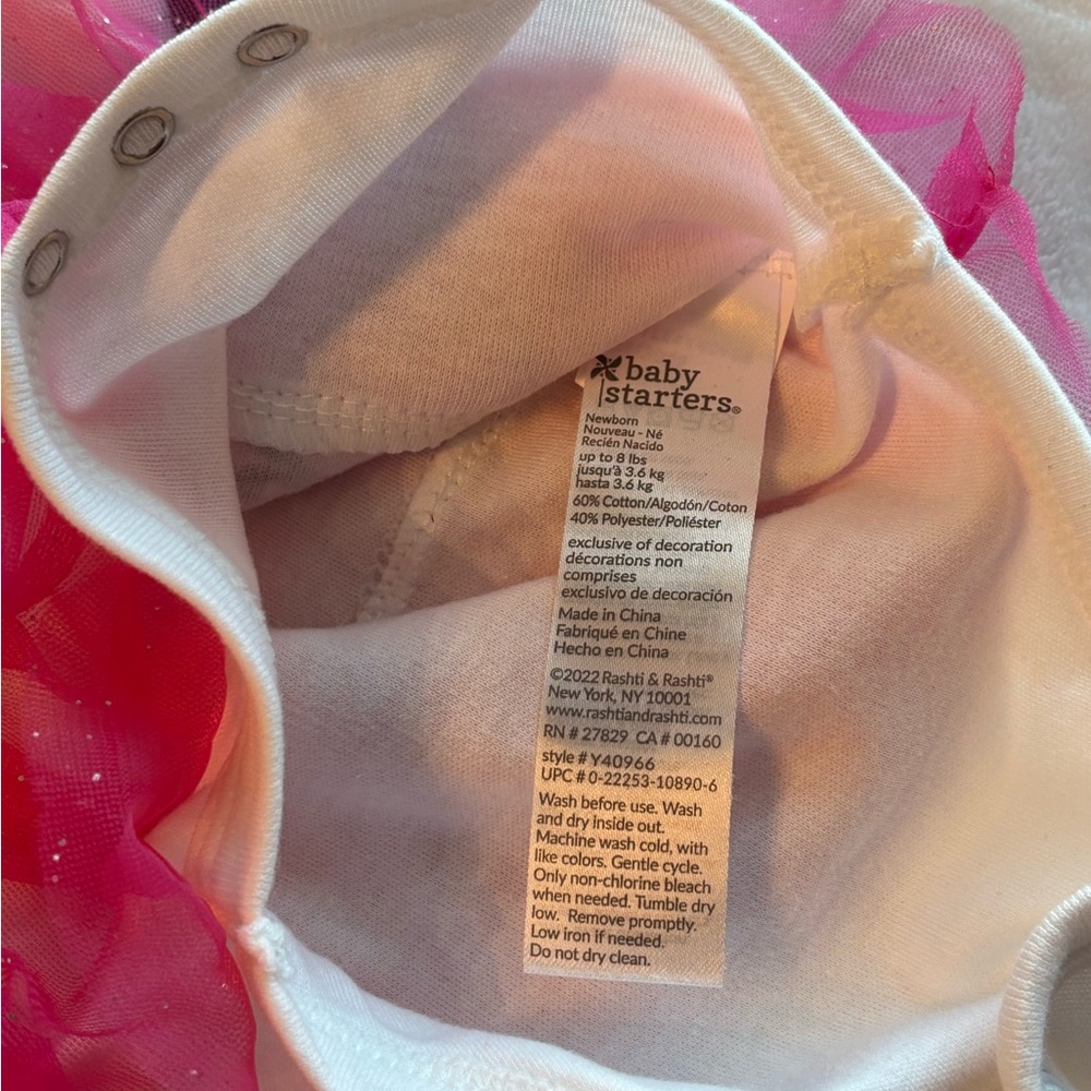 Newborn Baby Girl Tutu Bodysuit Daddy My Prince New - Picture 4 of 7